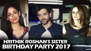 Hrithik's Sister Sunaina Roshan's Birthday Party 2017 | Full HD Video | Yami Gautam, Sussanne Roshan