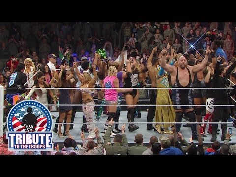 WWE Superstars & Divas thank the U.S. Military- Tribute to the Troops 2013 - WWE Wrestling Video