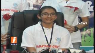 Narayana School Student Outstanding Performance In Olympiads 2017 | Hyderabad | iNews
