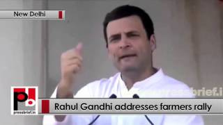 At Kisan Mazdoor Samman rally in Delhi, Rahul Gandhi attacks â€˜anti-farmerâ€™ PM Modi Politics Video