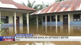 Banjir Rendam Sekolah Hingga 2 Meter