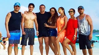 Salman Khan Family Having Fun In Maldives - Ahil's Birthday Celebration