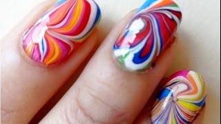 3 Easy and Gorgeous Water Marble Nail Designs You Must Try