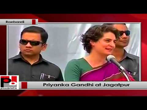 Priyanka Gandhi at Jagatpur, Raebareli- BJP ideology is dangerous, it divides people