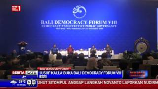 Bali Democracy Forum, JK: Demokrasi di Indonesia Terhambat Korupsi