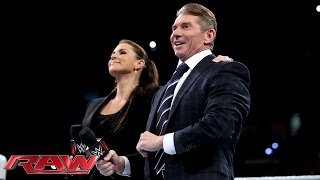 Mr. McMahon & Stephanie McMahon address the WWE roster: WWE Raw, January 11, 2016