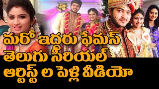 Telugu TV Serial Actors Siddharth and Vishnu Priya Marriage Video | Wedding Photos | TopTeluguTV
