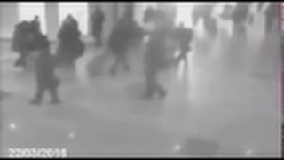 ALL FOOTAGE LAST MOMENT Brussels Train Station and Brussels airport (RAW VIDEO)