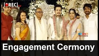 Akhil Akkineni, Shriya Bhupal Engagement Ceremony Photos || Nagarjuna || Amala