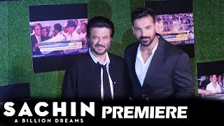 Anil Kapoor & John Abraham At Sachin A Billion Dreams GRAND PREMIERE