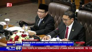 Paripurna DPR Sahkan 5 Pimpinan KPK Periode 2015-2019