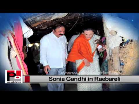 Sonia Gandhi assures people of Raebareli to take Up water, power Woes with state govt