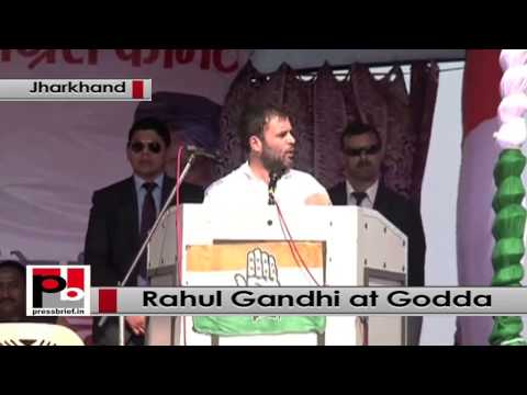 Jharkhand- At Godda rally, Rahul Gandhi takes on Modi over â€˜achhe dinâ€™ promise