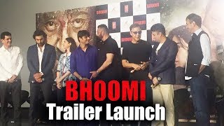 Bhoomi Trailer Launch | Sanjay Dutt, Ranbir Kapoor, Rajkumar Hirani, Vidhu Vinod Chopra