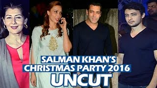 Salman Khan's Christmas Party 2016 | Sangeeta Bijlani, Iulia Vantur, Aayush Sharma