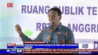 Bangun 50.000 Unit Rusunawa di Jakarta, Rp 8 Triliun Dipersiapkan
