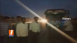 Private Travels Bus Laves Passengers on Road at Chityal | Police Case Registered | iNews