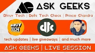 #askgeeks9 Live QnA Our Updates and live QnA