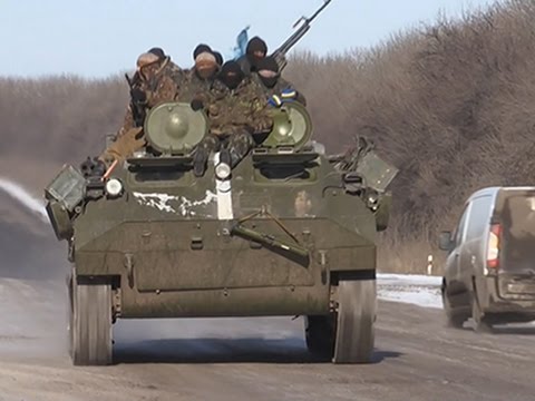 Raw- No Sign of Ukraine Weapons Withdrawal News Video