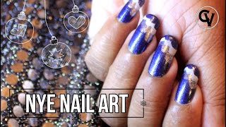 NYE Inspired Nail Art With Viana