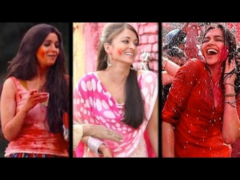 Bollywood Actresses In Sizzling Holi Avatars | LehrenTV