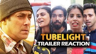 Salman's Tubelight Trailer Reaction - PUBLIC Goes Crazy - EXCITED For Movie