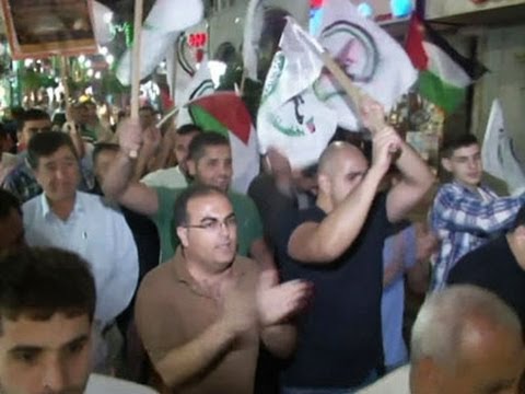 Raw- Israeli Air Strikes Spur West Bank Protest News Video