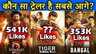 Which Trailer WON On Internet | Tiger Zinda Hai | Baahubali | Dangal