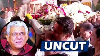 Om Puri's FUNERAL - LAST RIGHTS Ceremony - FULL VIDEO