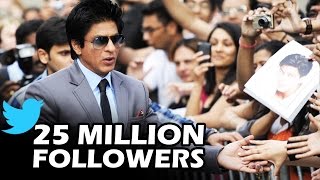 Shahrukh Khan KING Of Social Media With 25 Million Followers