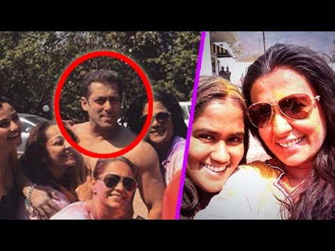 Salman's EXCLUSIVE Holi Pictures | LehrenTV