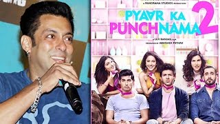 Salman Khan Promotes 'PYAAR KA PUNCHNAMA 2'