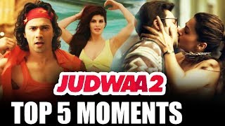 Judwaa 2 Trailer | Top 5 Best Moments | Varun Dhawan, Jacqueline, Taapsee
