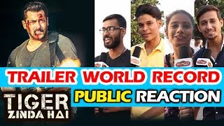 Salman's Tiger Zinda Hai Trailer Makes WORLD RECORD | Public Reaction