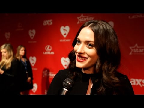 Kat Dennings attends 25th annual MusiCares tribute event.