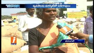 Cotton Farmers Into Losses Due To Low Supporting Price In Warangal | Ground Report | iNews
