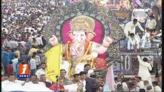 Ganesh Shobha Yatra Continue from Moazzam Jahi Market | Hyderabad | iNews