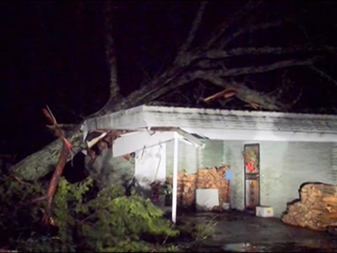 Raw- Storms Hit Mississippi, at Least Four Dead News Video