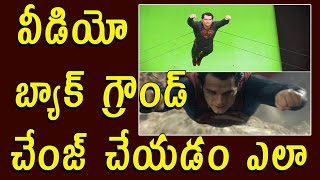 How to change video background very easy way telugu Filmora Telugu Tech Tuts