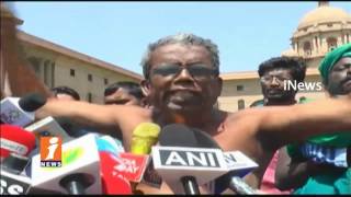 Tamil Nadu Farmers Protest In Nude Outside PMO Office Over demand relief package | Delhi | iNews