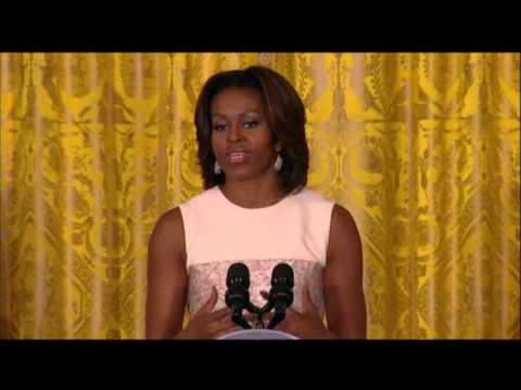 Michelle Obama Tackles Junk Food Ads in Schools News Video
