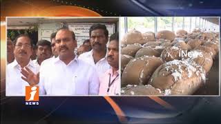 Minister Prathipati Pulla Rao Start Cotton Purchase Center In Guntur Market Yard | iNews