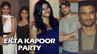 Ekta Kapoor's GRAND Party | Full Video | Sushant Rajput, Shilpa Shetty, Sooraj Pancholi