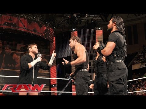 CM Punk wants to face one member of The Shield: Raw, Dec. 30, 2013 - WWE Wrestling Video