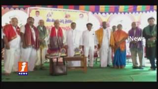 Ashtavadhanam Programme In Janapada Jatara | Rayadurgam | iNews