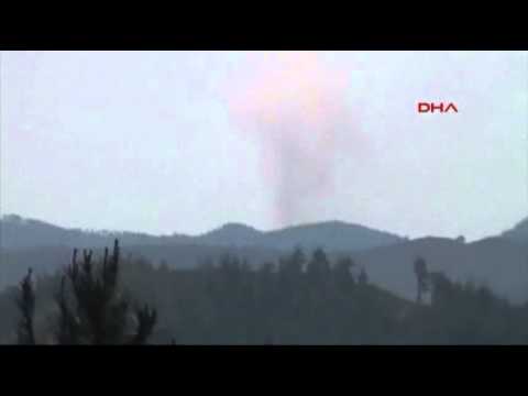 Raw- Syrian Plane Shot Down by Fighter Jets News Video