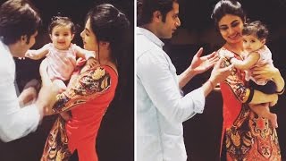 Mouni Roy PLAYING With Karanvir Bohra's Baby - CUTE VIDEO