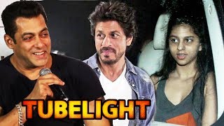 Salman Khan REVEALS Details Of Shahrukh's TUBELIGHT ROLE, Suhana Spotted Enjoying With Friends