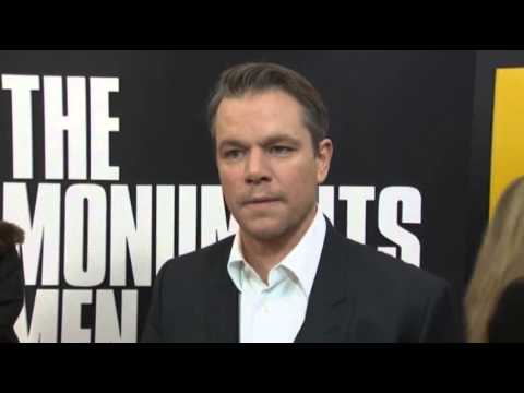 'The Monuments Men' Talk Clooney News Video