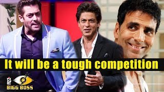 Salman Khan On Competition With Shahrukh And Akshay On TV | Bigg Boss 11 Launch